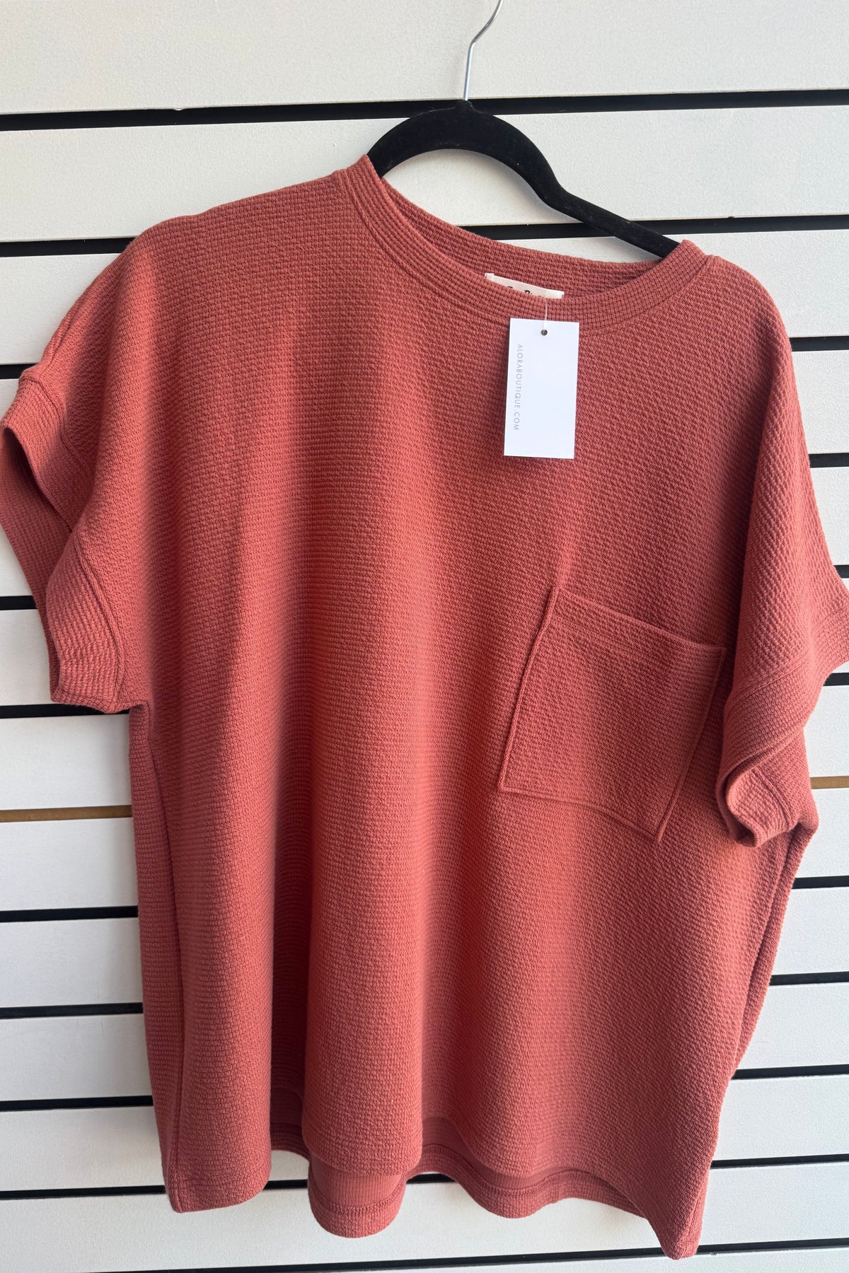 Dusty Mauve Cloud Knit Top