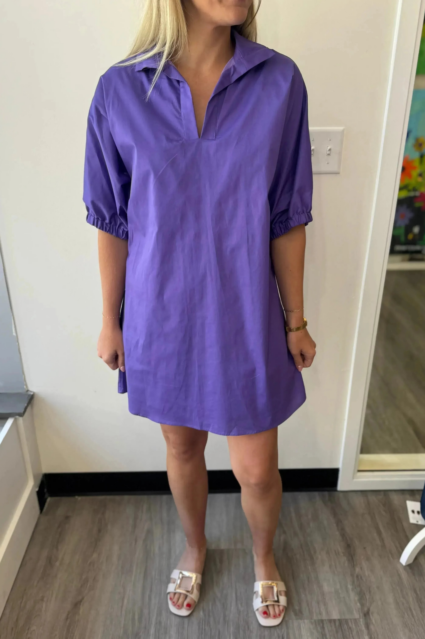 Purple Charlotte Dress