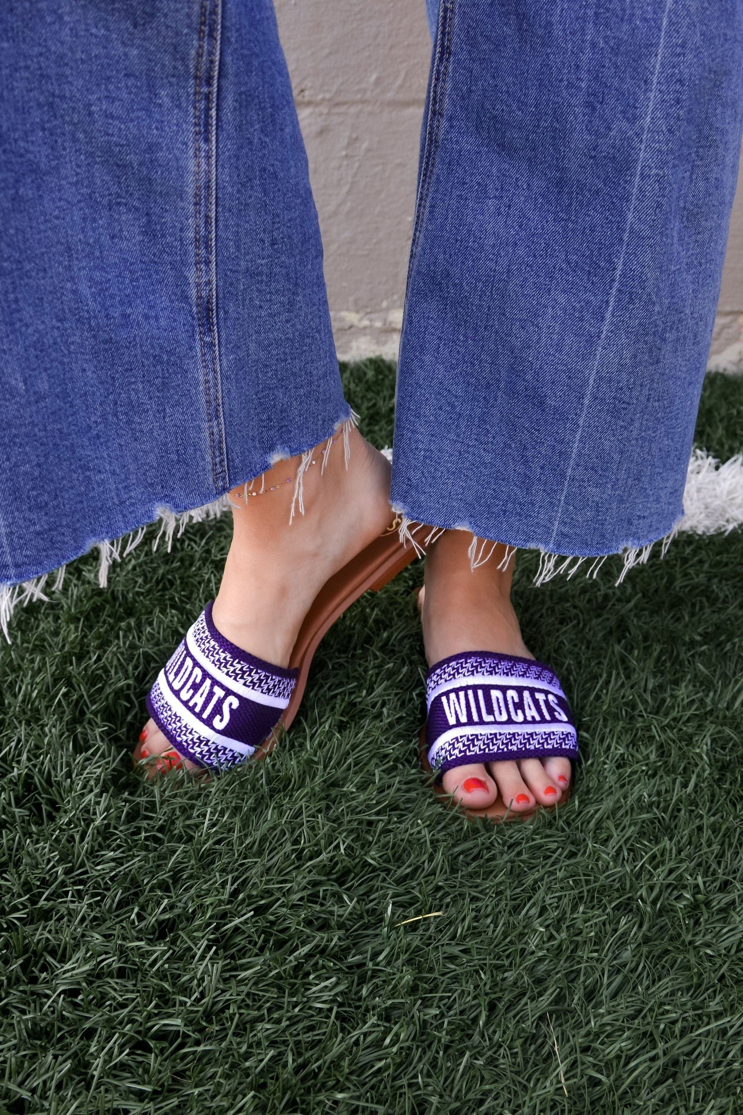 Wildcats Slip On Sandals