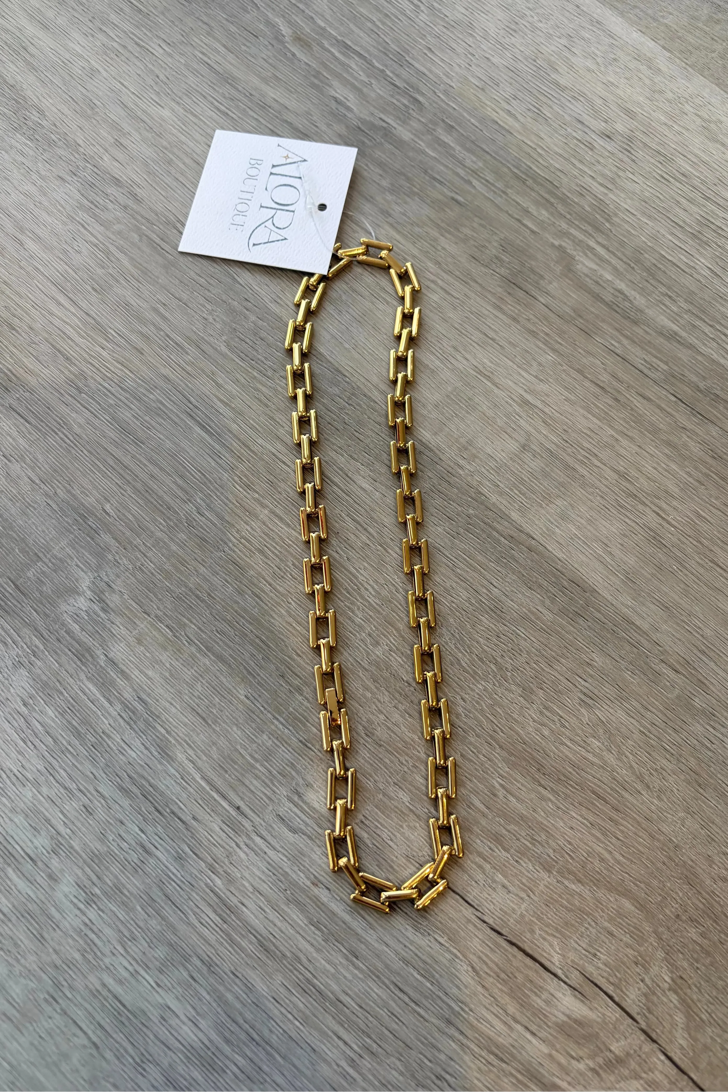 Gold Link Necklace