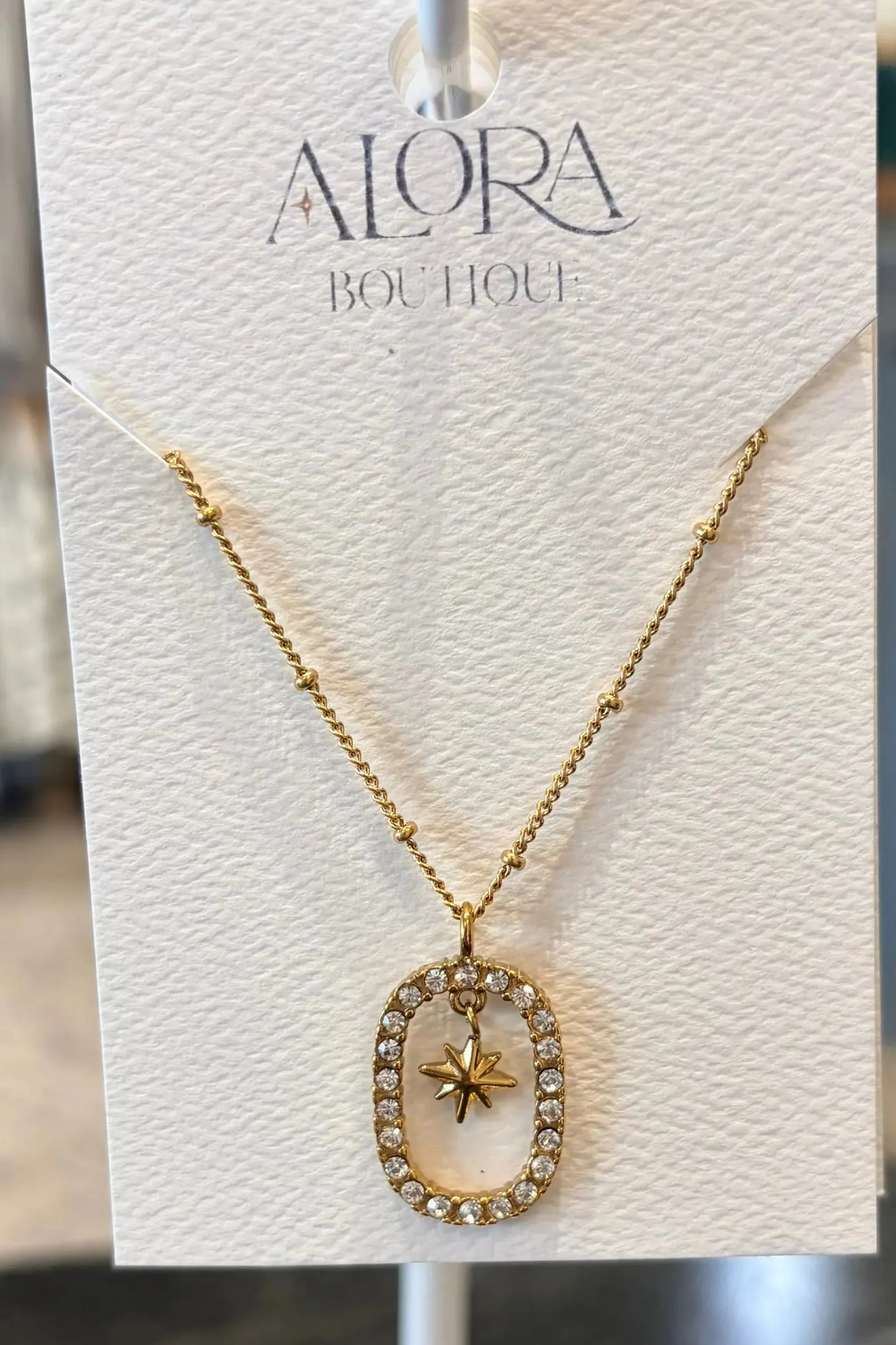 Gold Star Necklace
