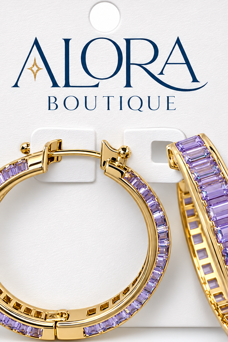 Lavender Luxe Earrings
