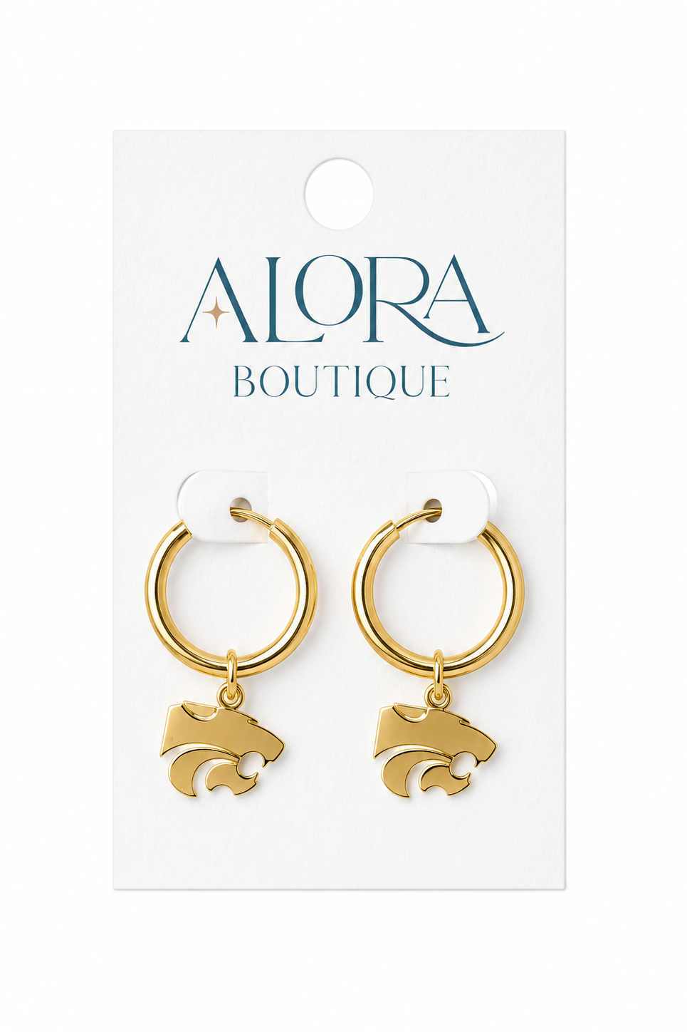 Powercat Hoops - Gold