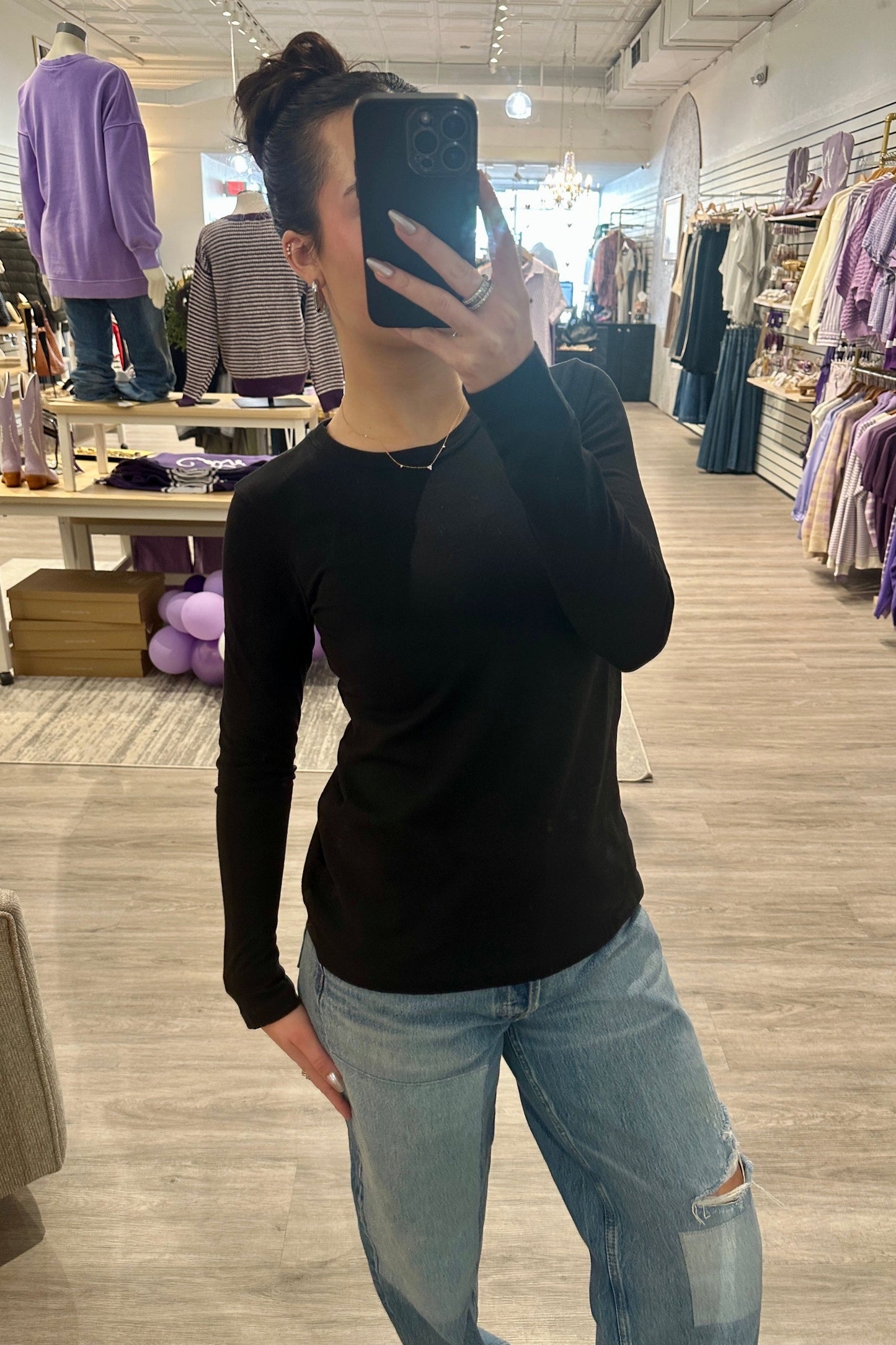 Black Long Sleeve Shirt