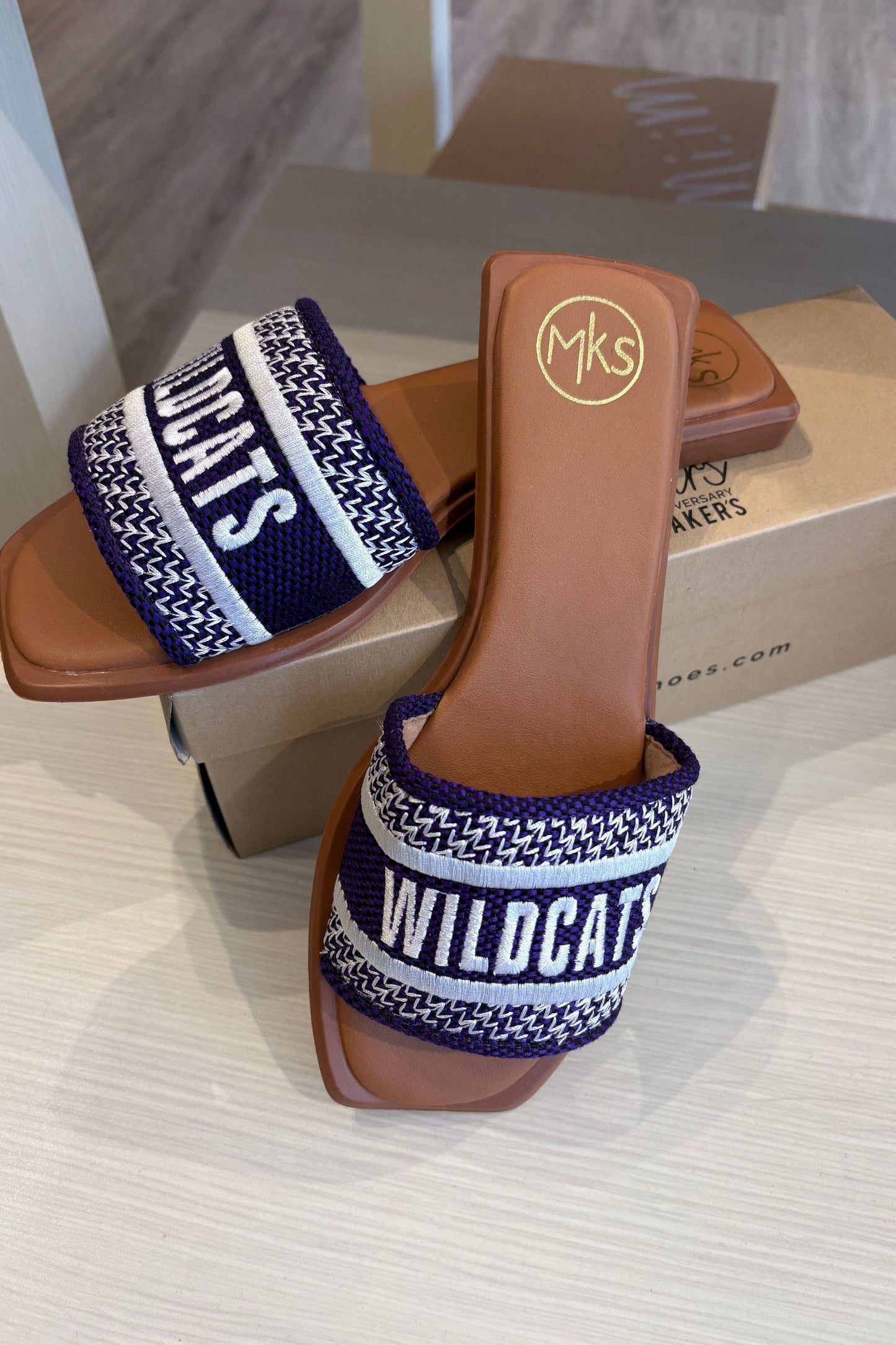 Wildcats Slip On Sandals