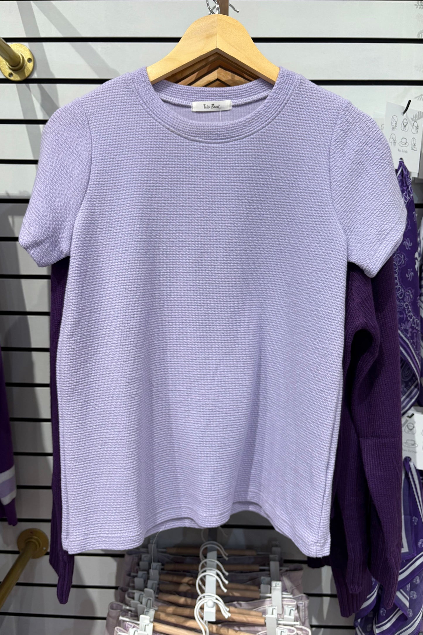Cloud Knit Lavender Top