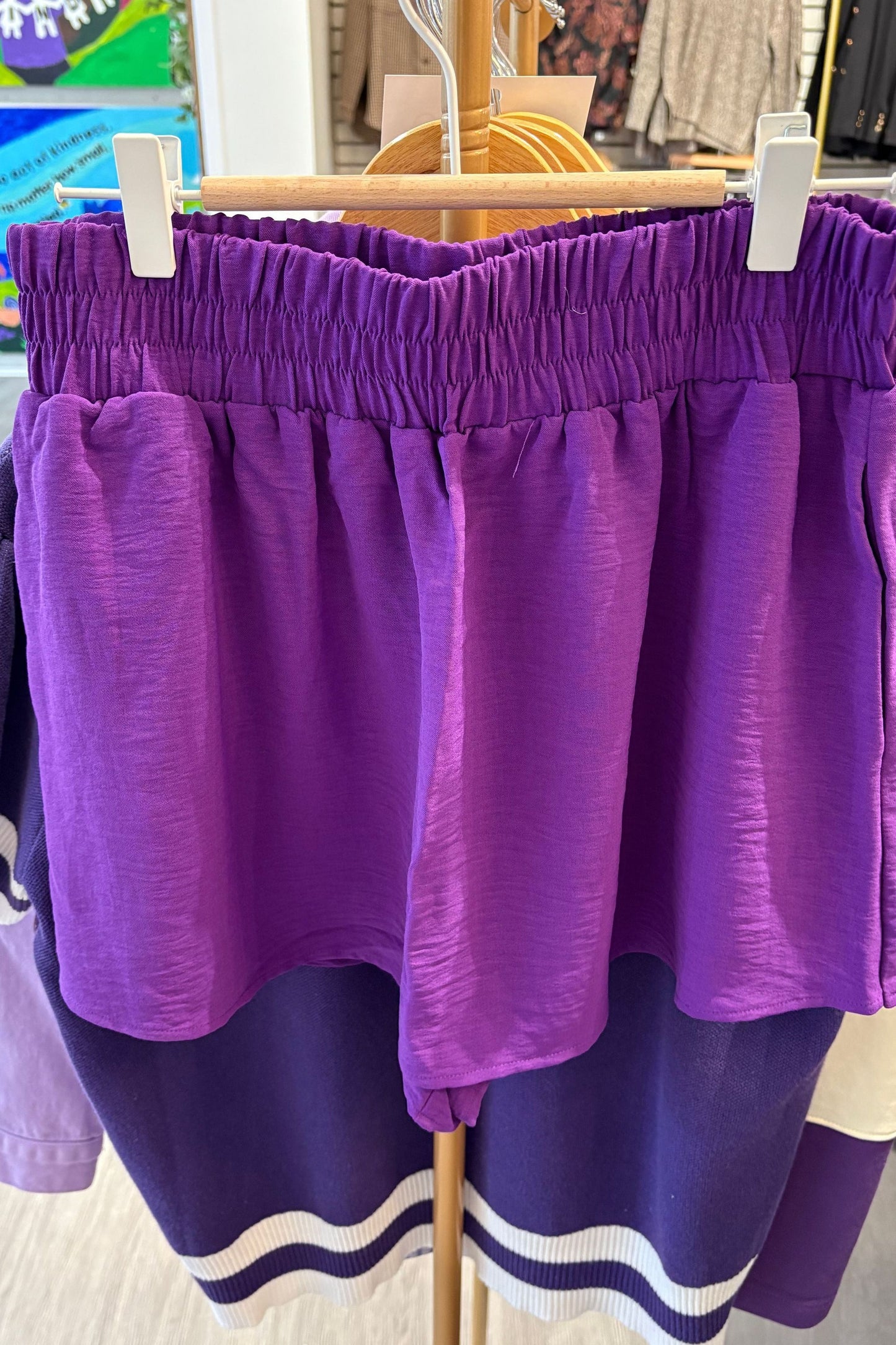 Purple Skort