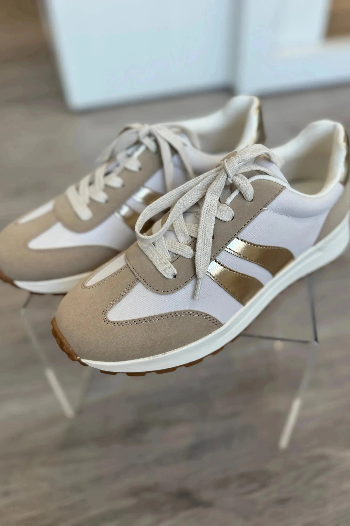 Emerie- Gold Multi Fall Sneaker
