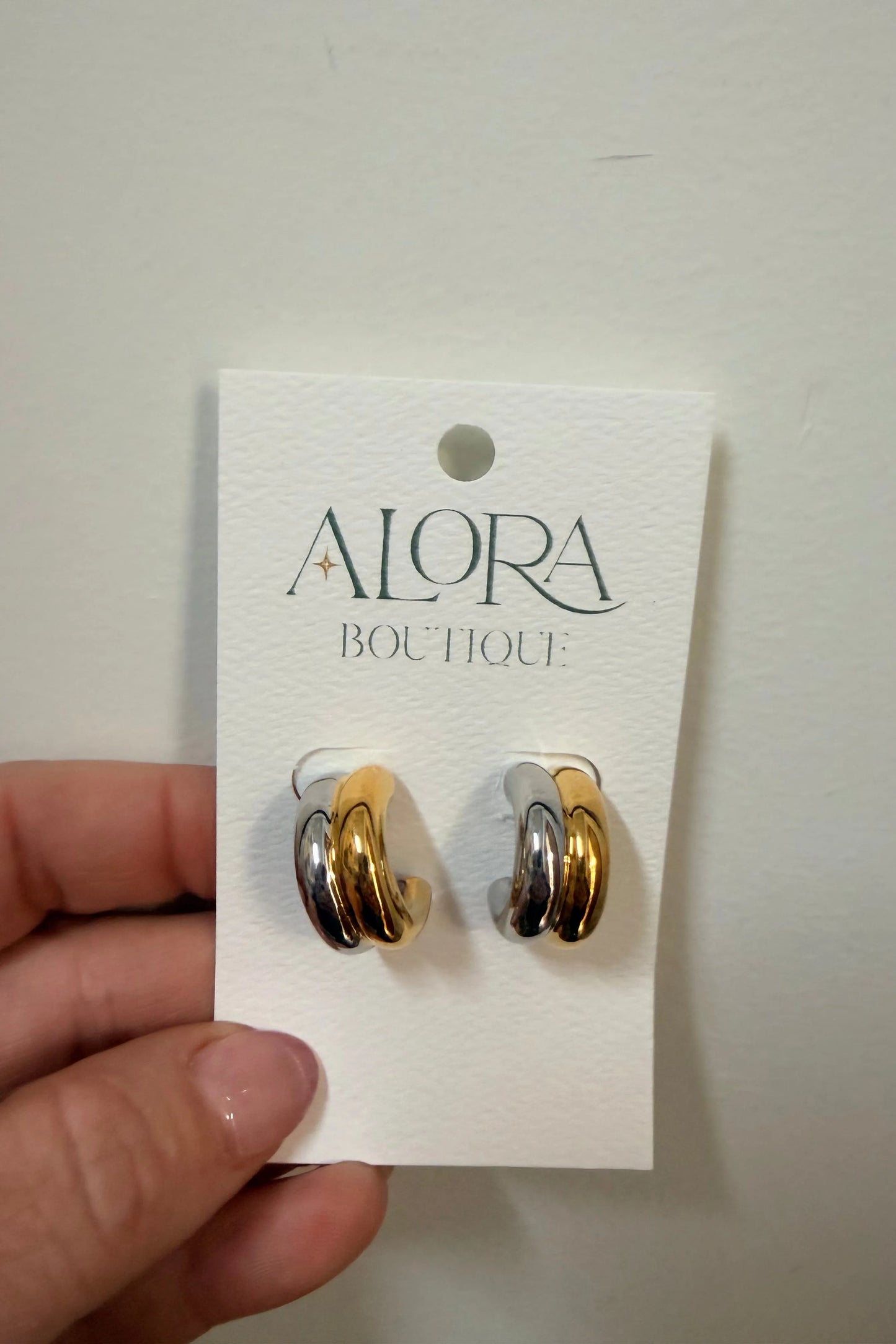 Double Hoop Earring