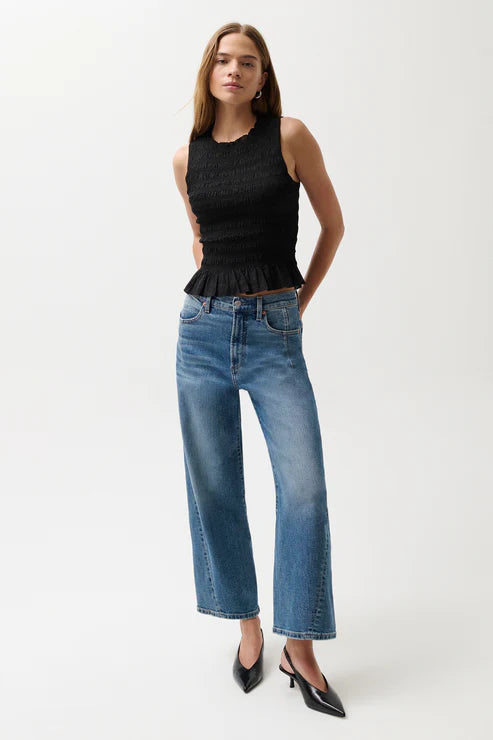 Pistola- Kyra High Rise Bowed Ankle Jeans