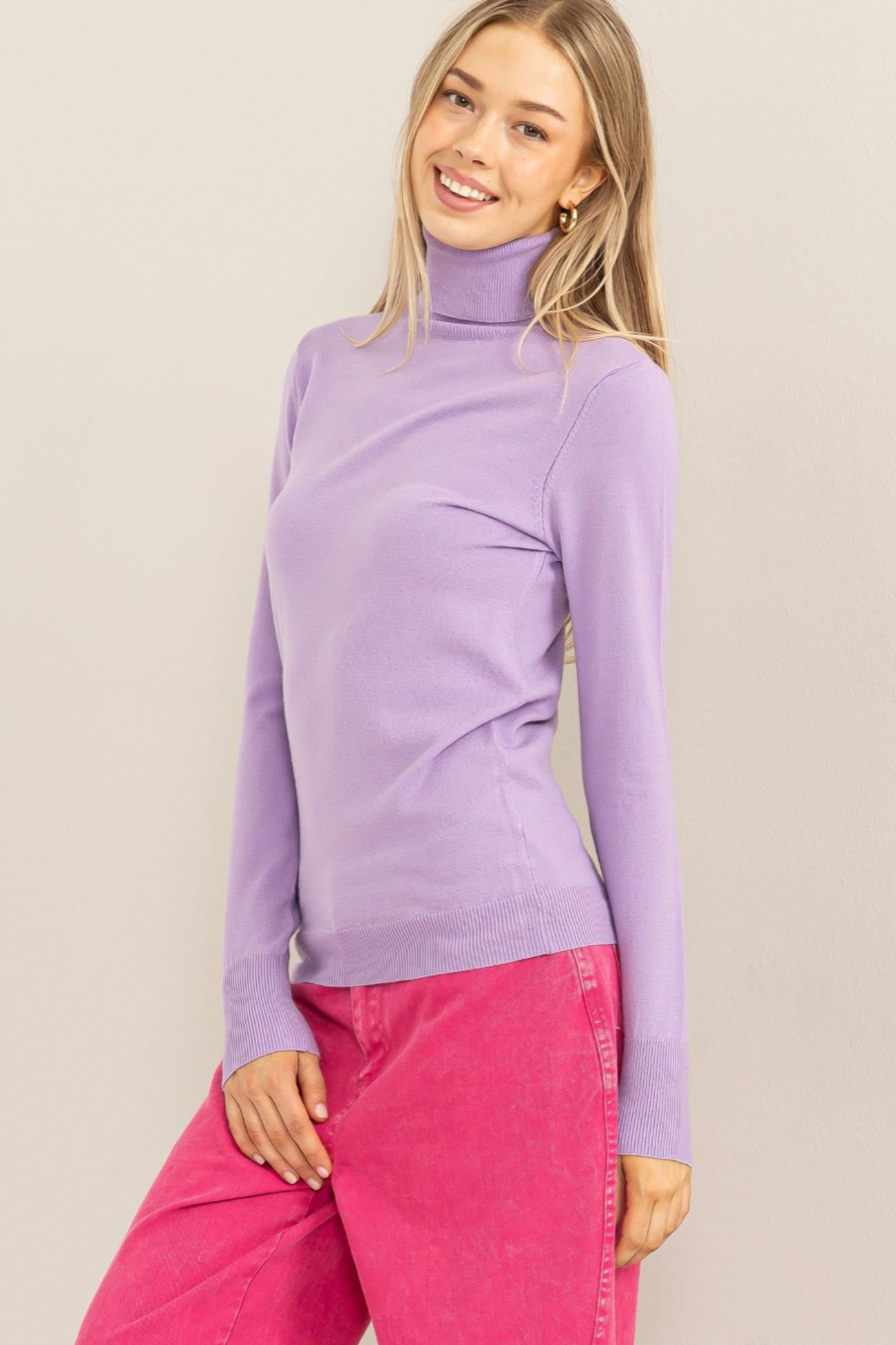 Turtle Neck Sweater Top
