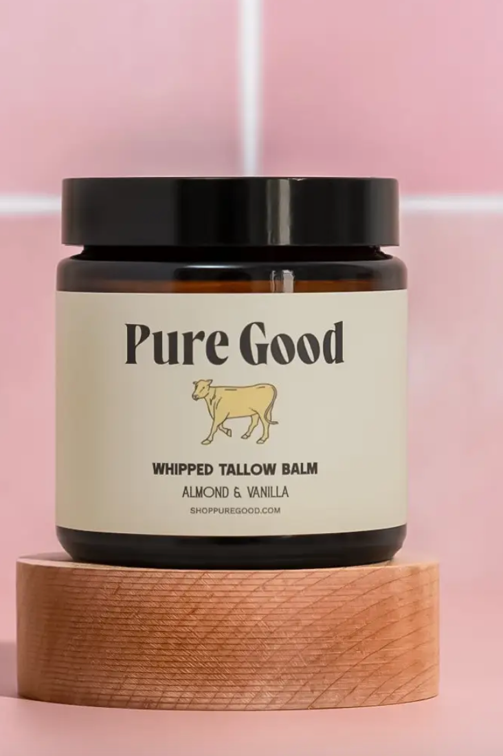 Almond and Vanilla Tallow Balm