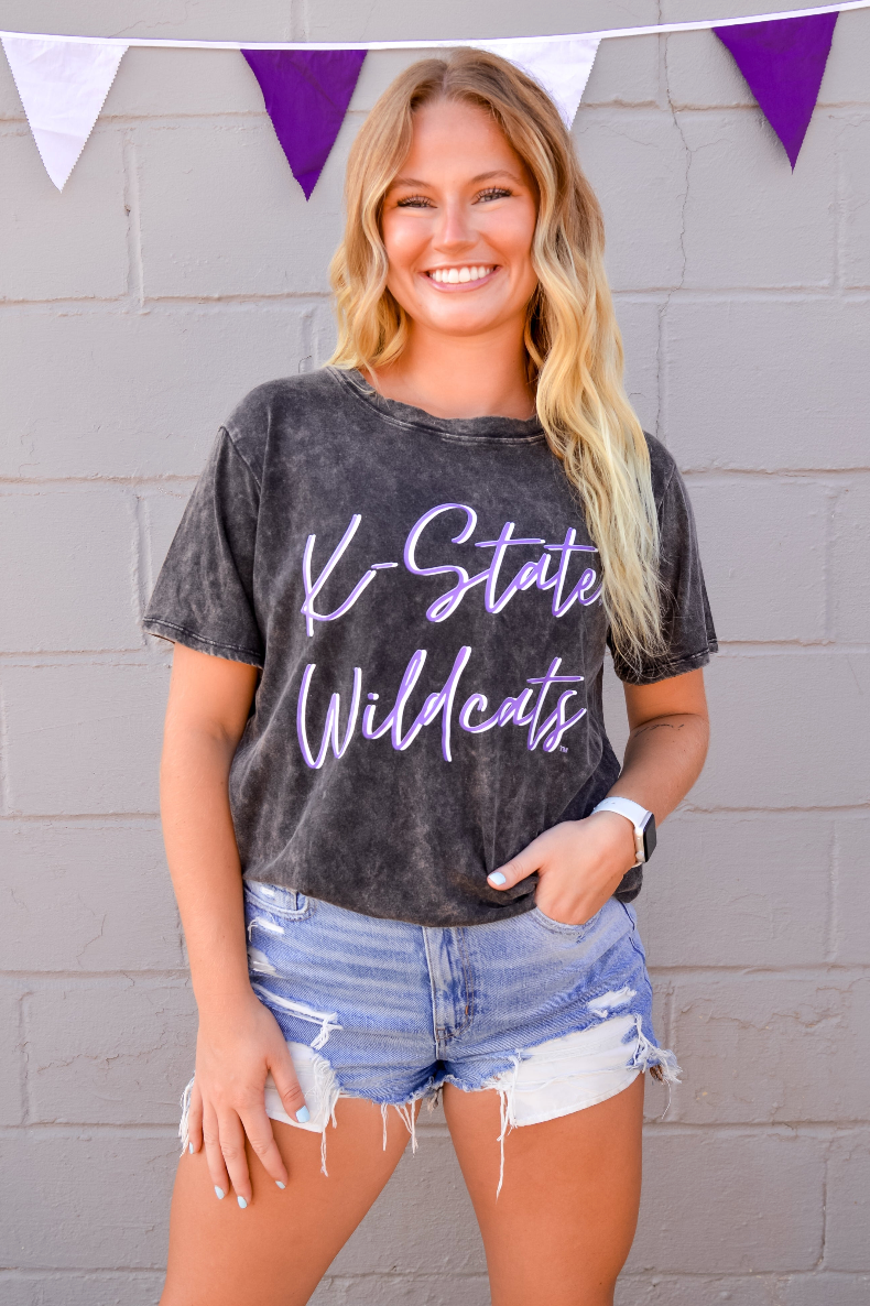K-State Mineral Wash Tee - Long