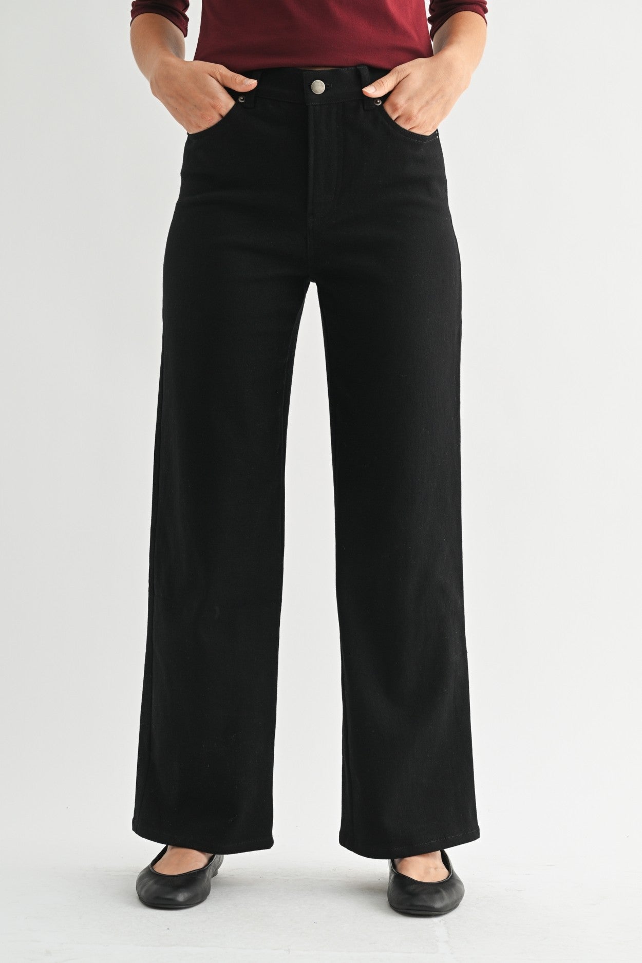 Straight Leg Cotton Pants