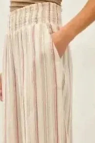Double Gauze Wide Leg Pants