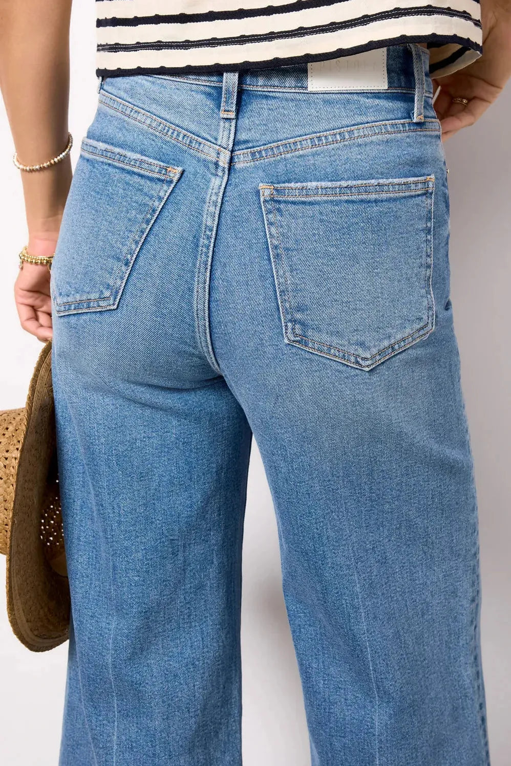 Lana Pistola Straight Leg High Rise Jeans