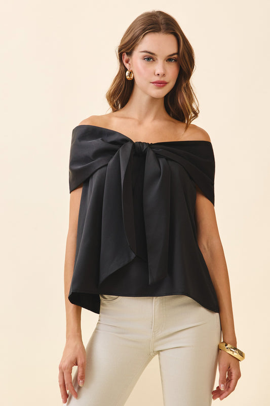 Off The Shoulder Bow Top