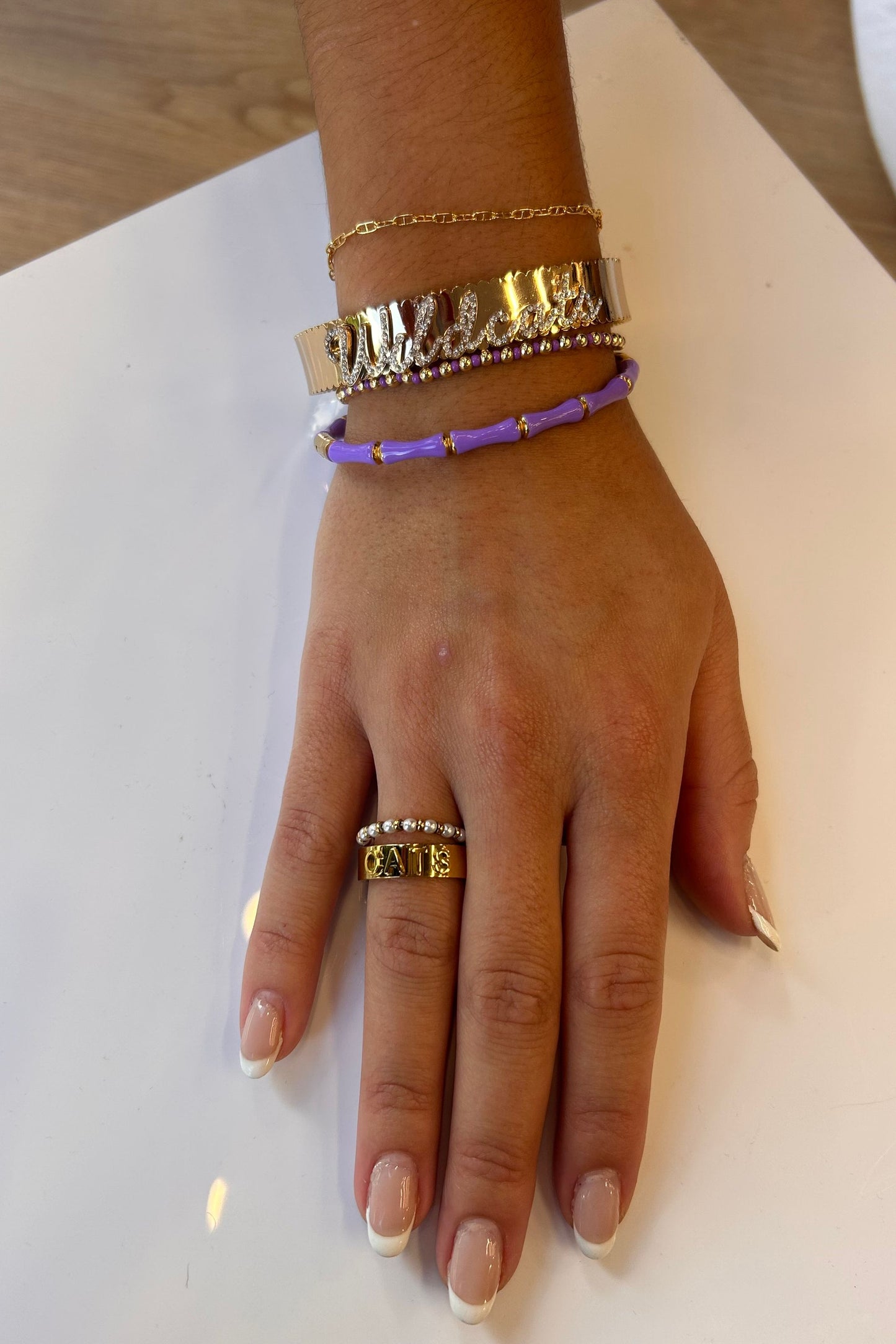 Gold Wildcats Cuff