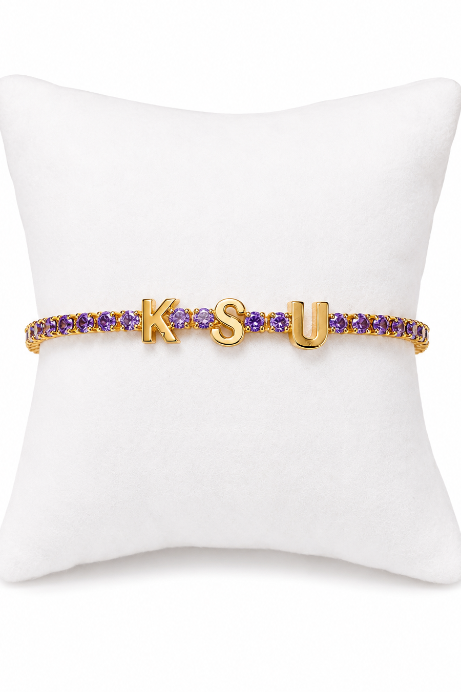 KSU tennis bracelet