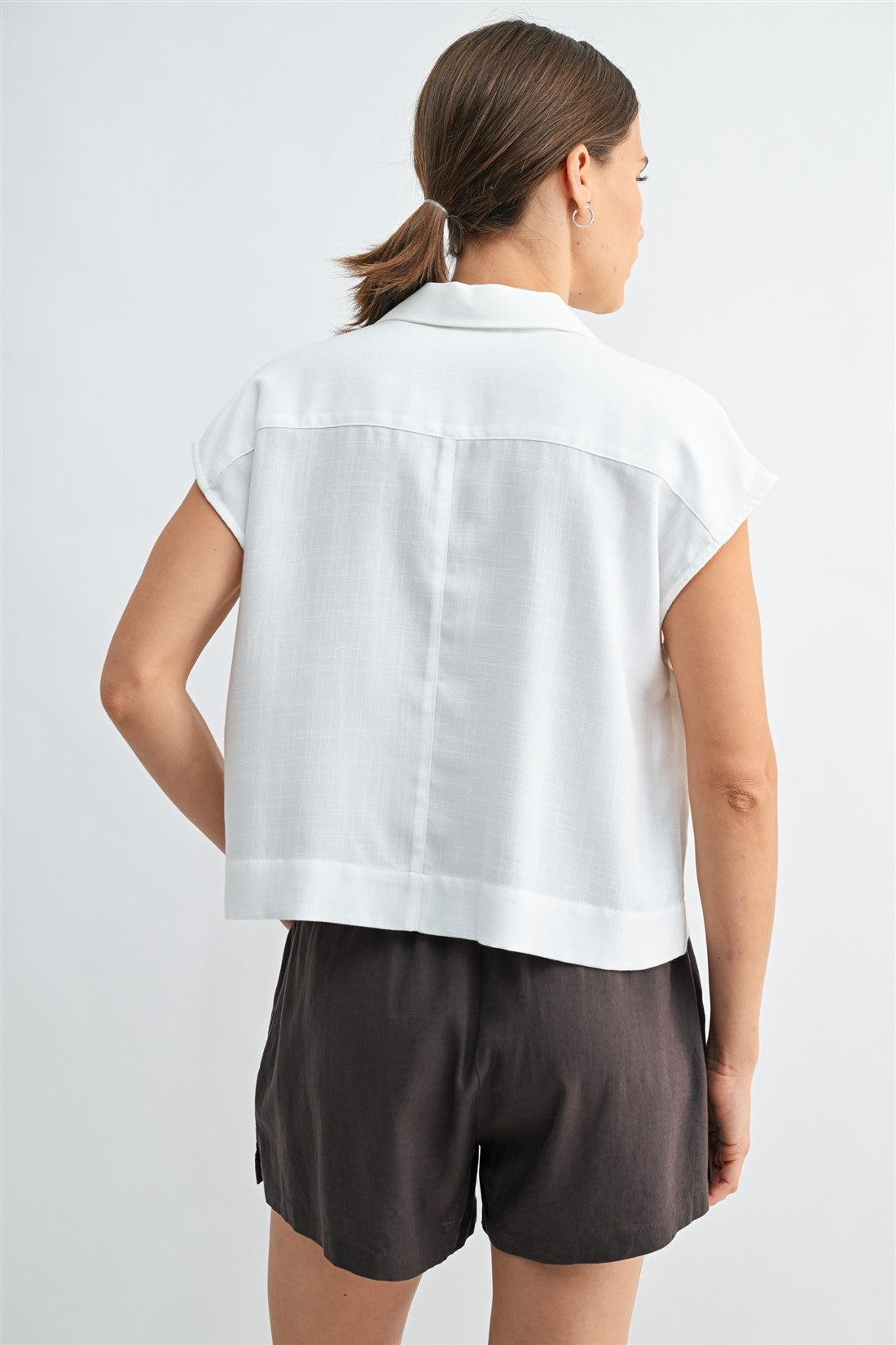 Relaxed Linen Blouse