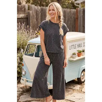 Polka Dot Scuba Pants