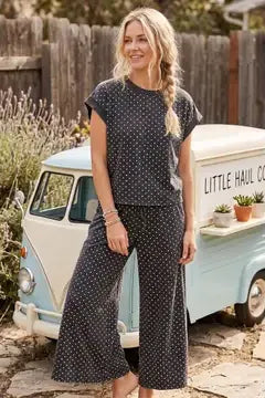 Polka Dot Scuba Pants