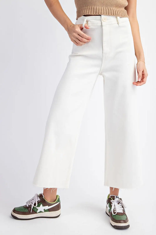 Mineral Wash Straight Leg Pants