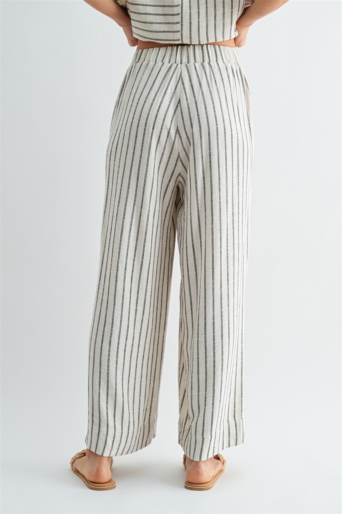 Striped Linen Pants