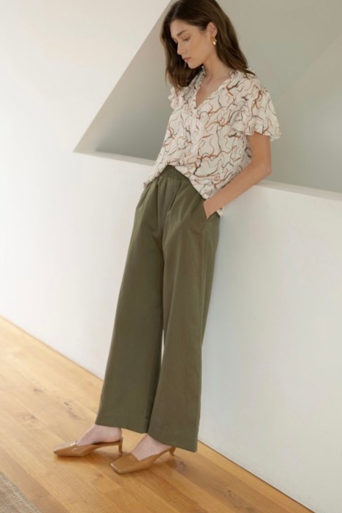 Olive Trouser Pant
