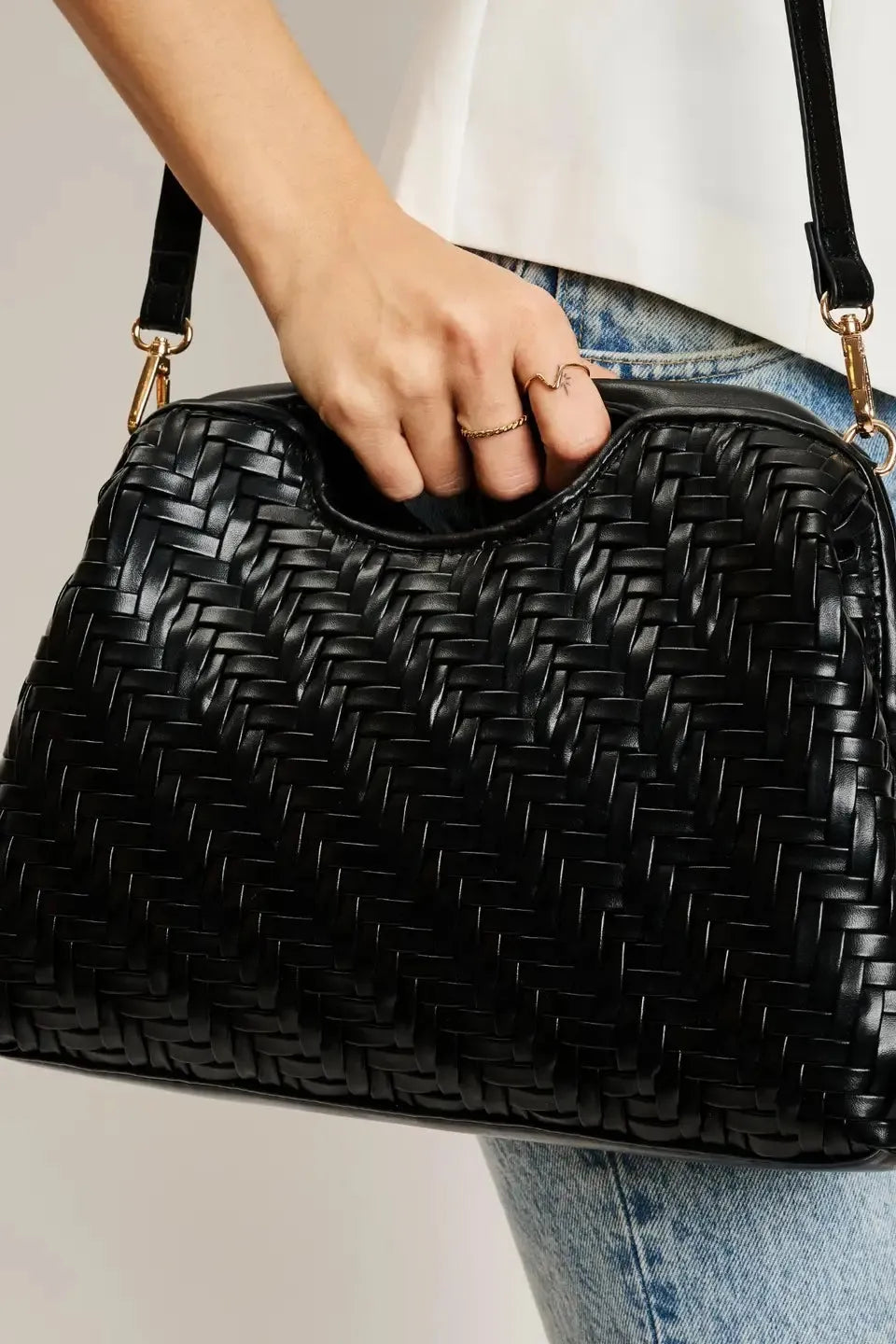 Amara Black Crossbody