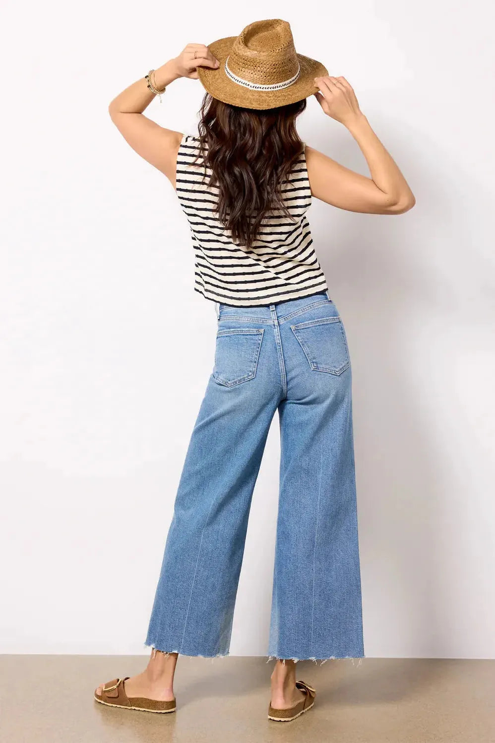 Lana Pistola Straight Leg High Rise Jeans