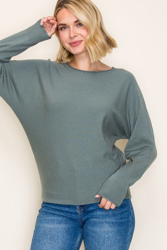 Jade Dolman Sleeve Sweater
