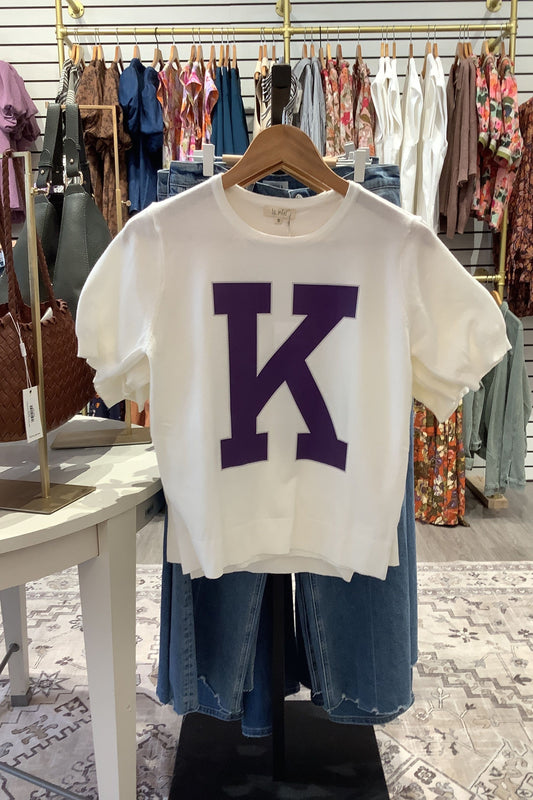 Purple K Sweater