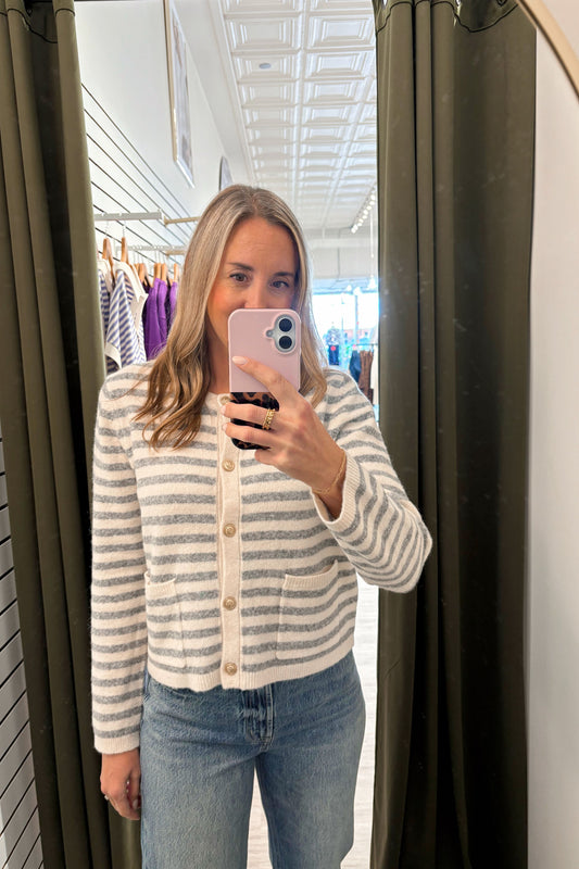Ultra Soft Grey Button Up