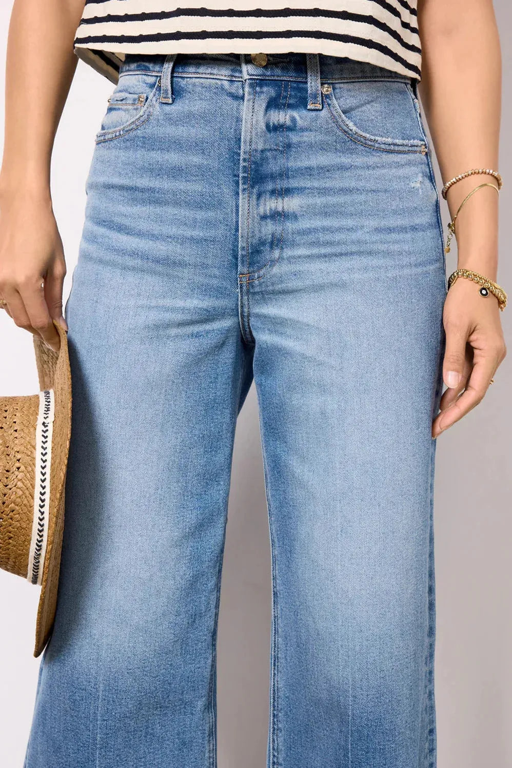 Lana Pistola Straight Leg High Rise Jeans