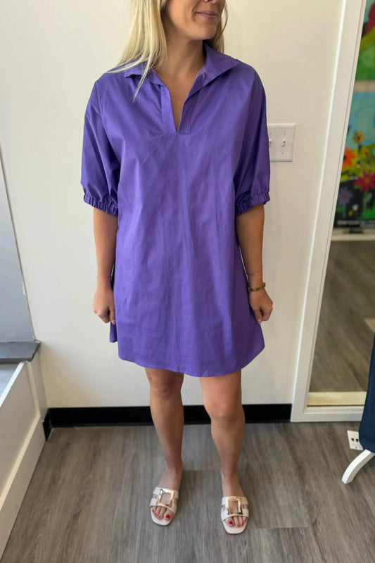 Purple Charlotte Dress