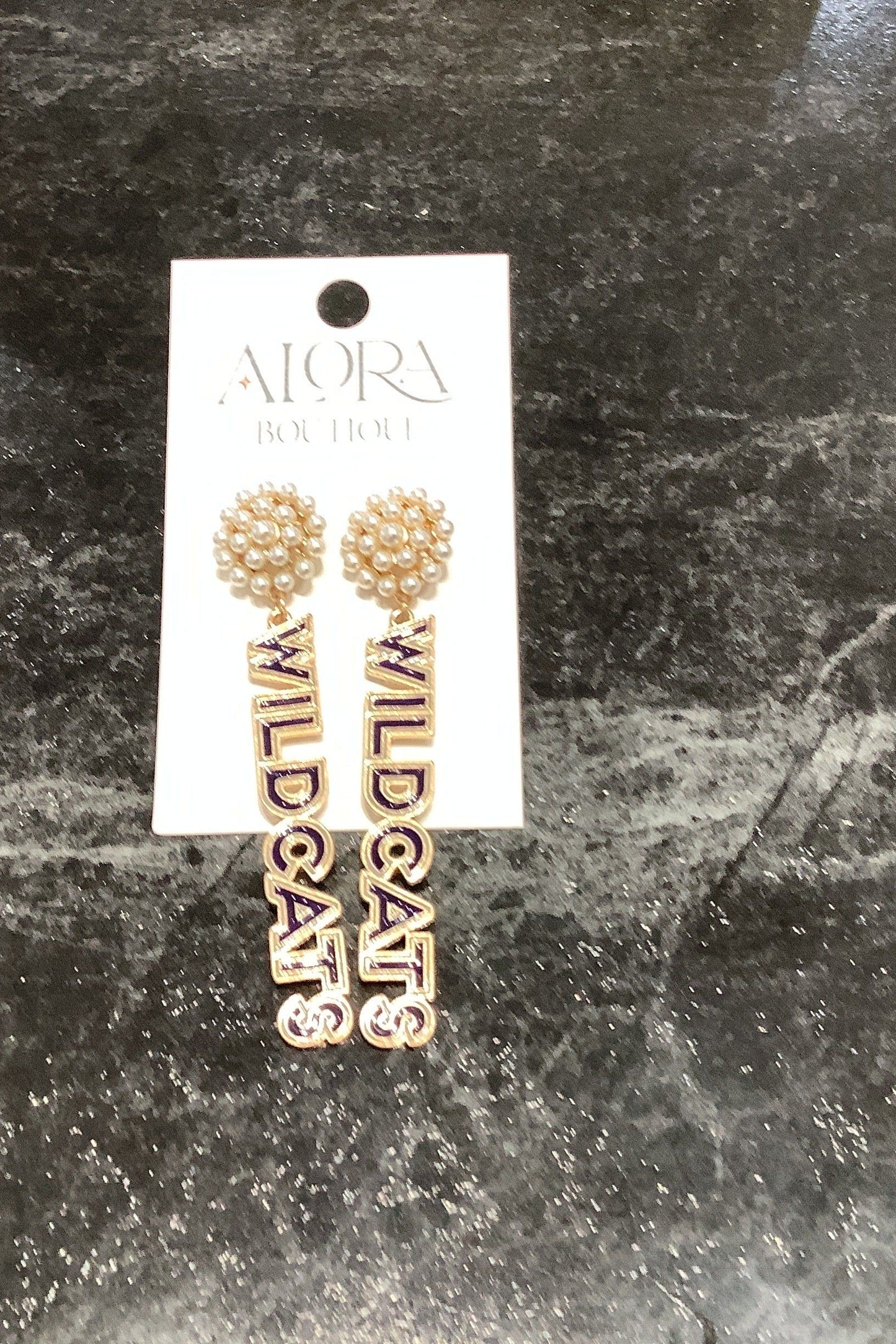 Wildcats earring