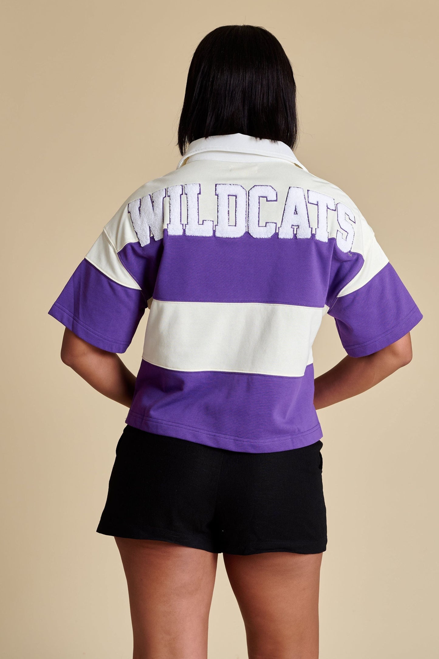 K-State Short Sleeve Wildcats Rugby Top