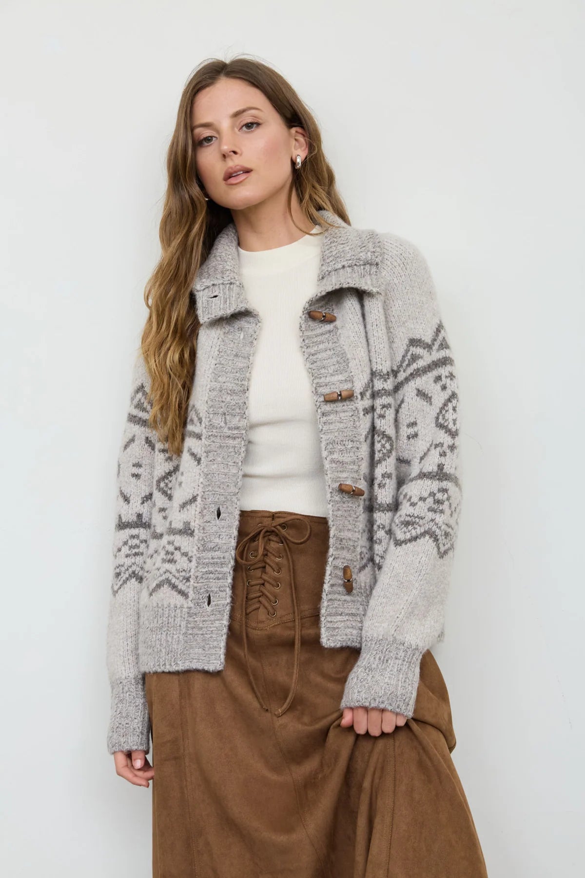 Sienna Toggle Button Cardigan