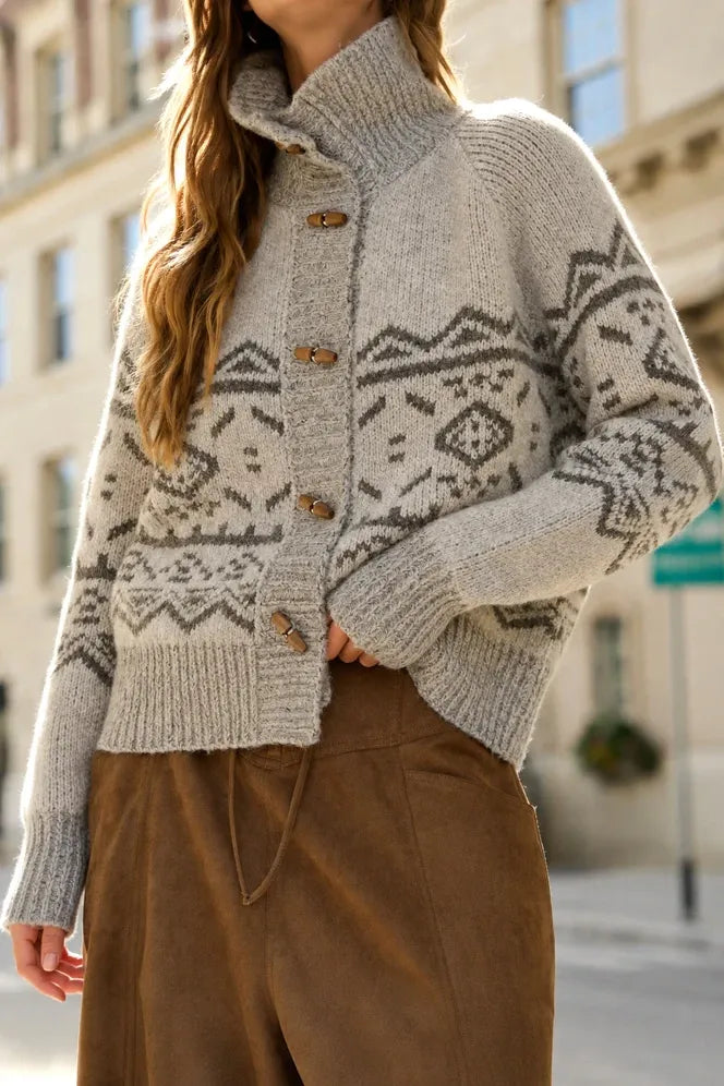 Sienna Toggle Button Cardigan