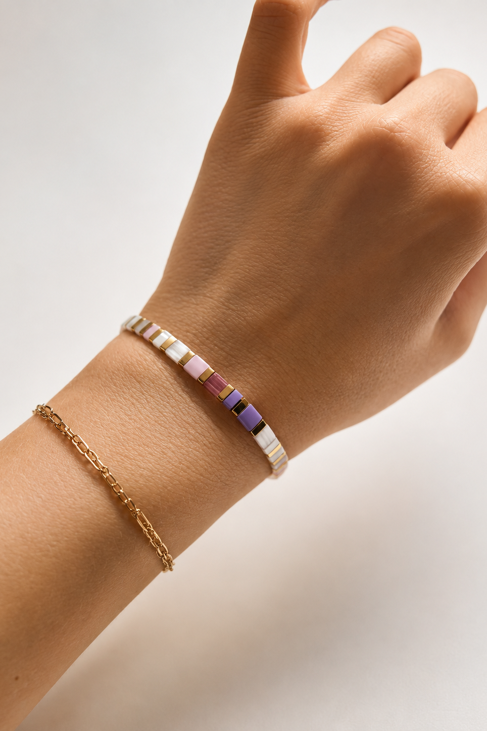 Purple Tile Bracelet