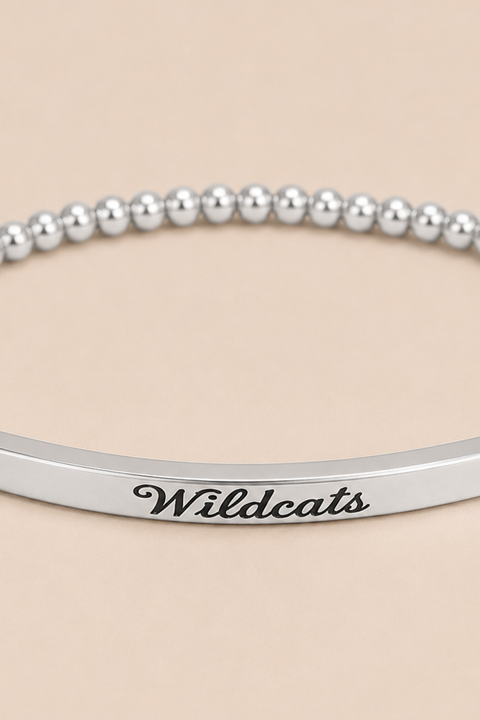 Wildcat Bar Bracelet - Silver