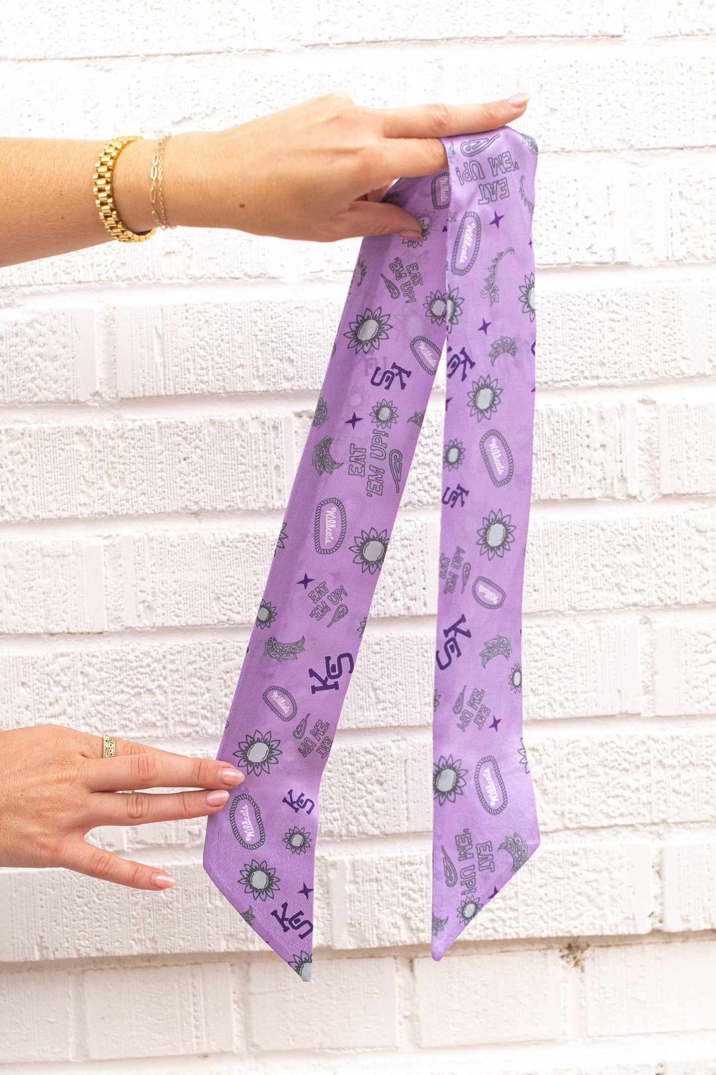Kansas State University Twilly Scarf - Lavender