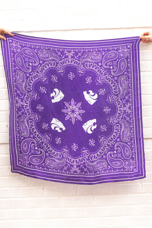 Powercat + Paiselys Saturday Tie Scarf - Purple