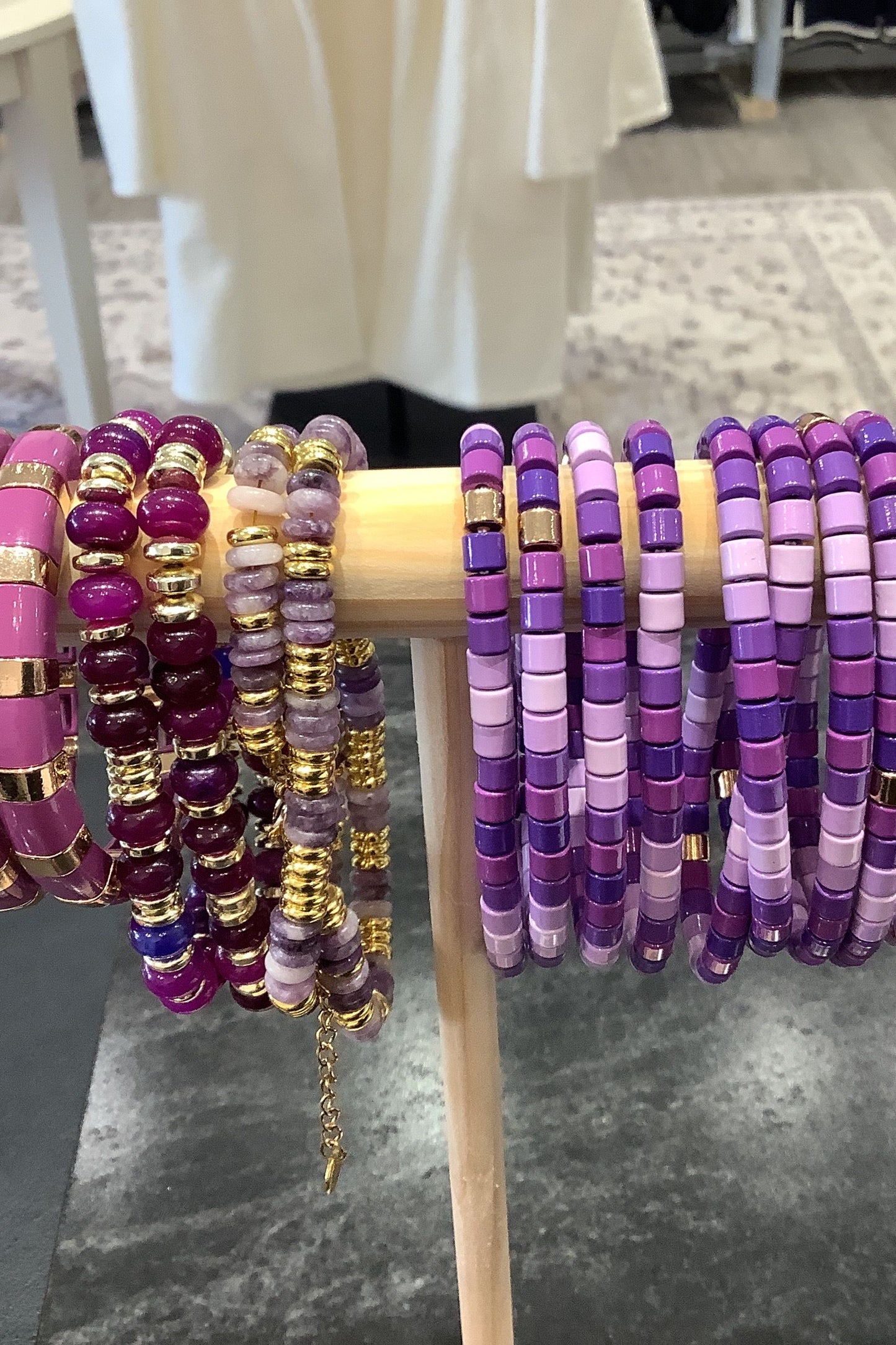 Purple beaded Bracelets