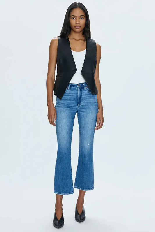 Lennon - Pistola Core Crop Flare Jeans