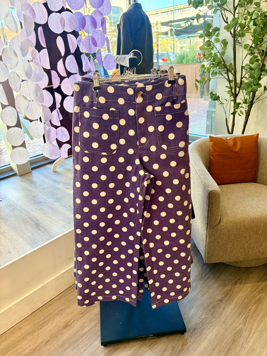 Purple Polka Dot Jeans