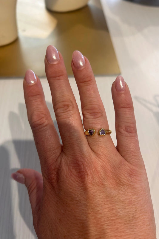 Purple Game Day Rings - $32