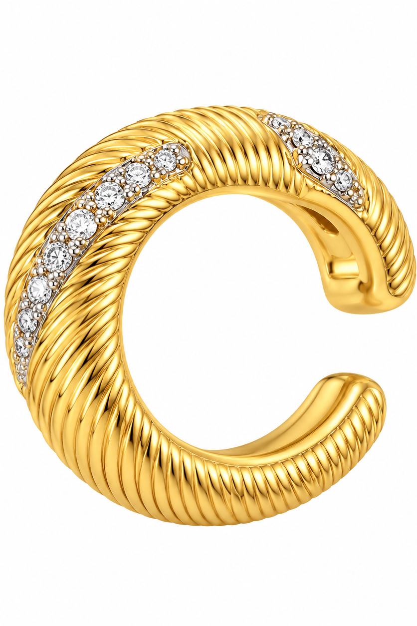 Mixed Metal Stripe Ring