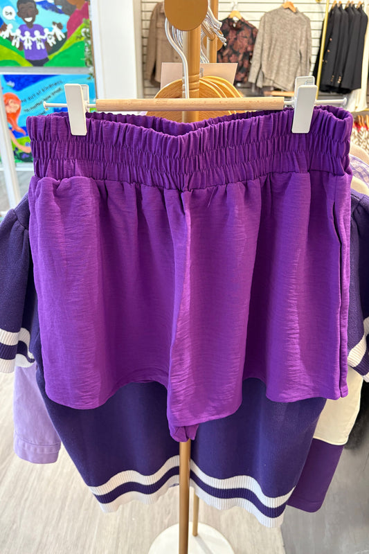 Purple Skort